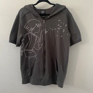 Our Universe Studio Ghibli Spirtited Away Haku Hoodie Small Distressed Grunge